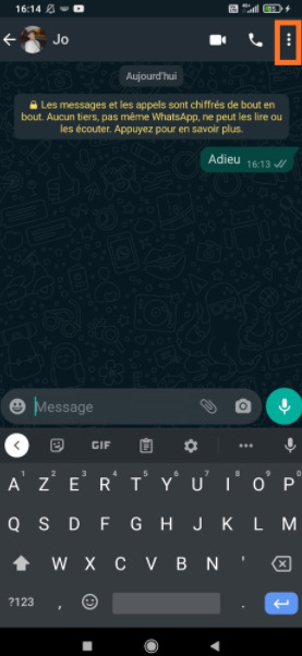 Comment bloquer quelqu'un sur WhatsApp 