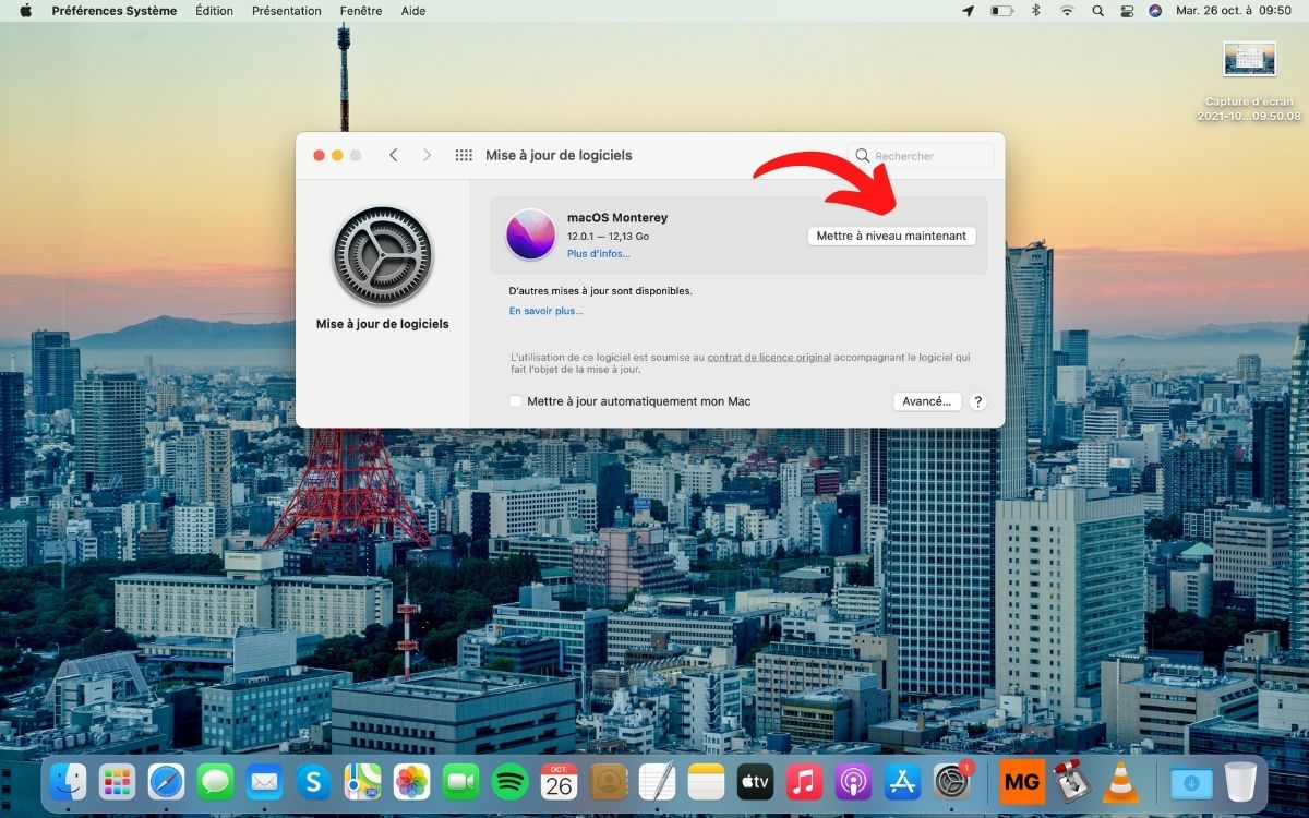 Comment installer macOS Monterey