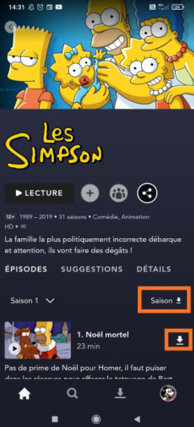 Disney+ : comment télécharger un contenu 