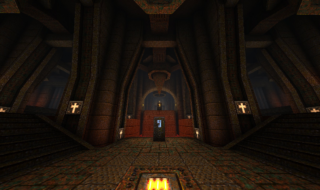 Nouvelle carte de Quake - Crédit : id Software/Machinegames