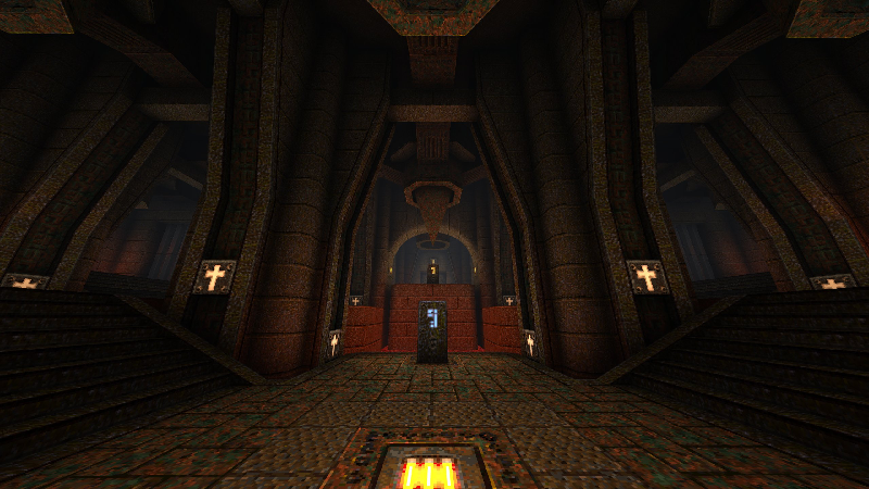 Nouvelle carte de Quake - Crédit : id Software/Machinegames