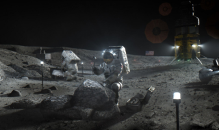 Base lunaire - Crédit : NASA
