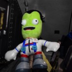 "Jeb" à bord de l'ISS - Crédit : Boeing