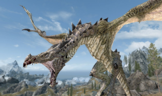 Skyrim : un mod permet d’afficher les dragons en 16K