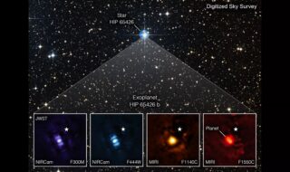 HIP 65426 b - Crédit : NASA/ESA/CSA, A Carter (UCSC), the ERS 1386 team, and A. Pagan (STScI)