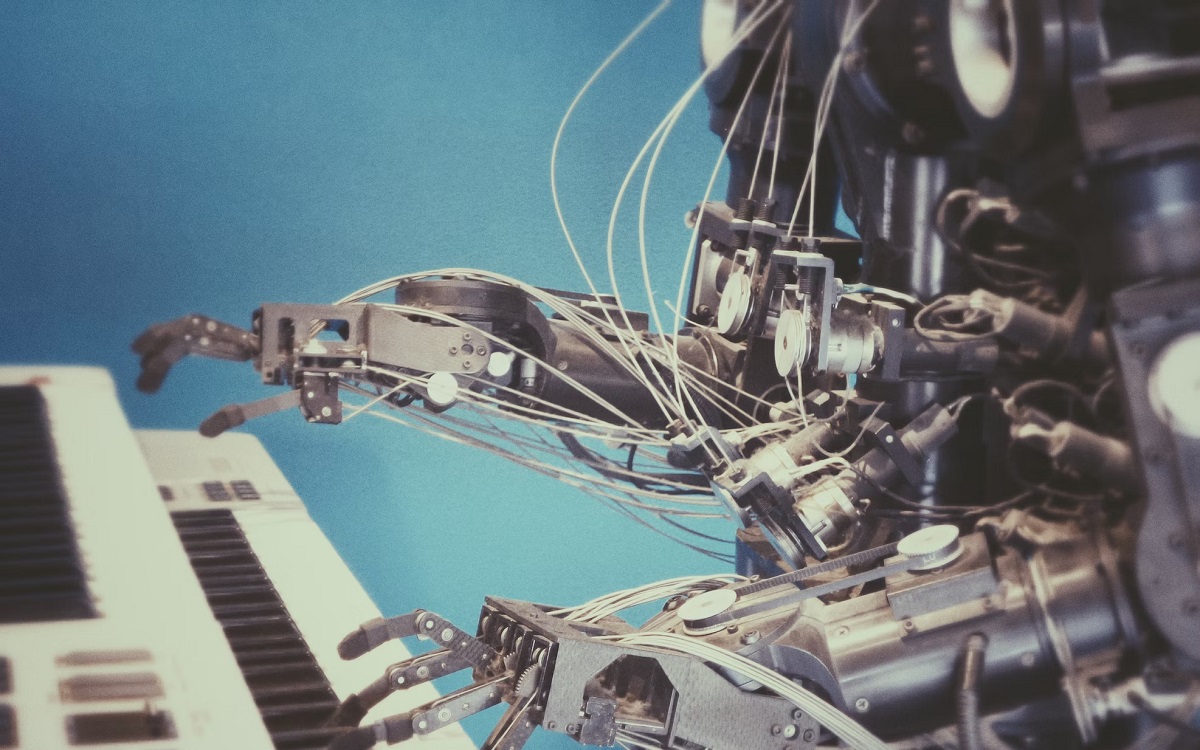 Robot jouant au piano