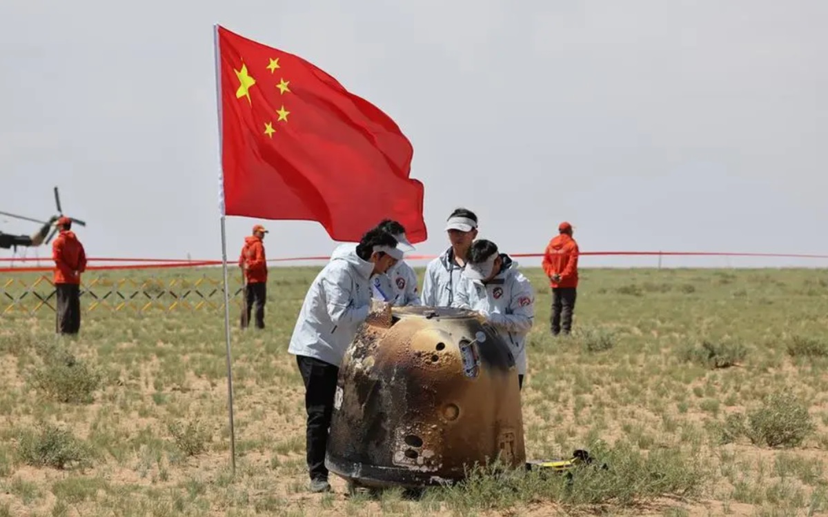 Première historique : la Chine ramène sur Terre des échantillons de la face cachée de la Lune