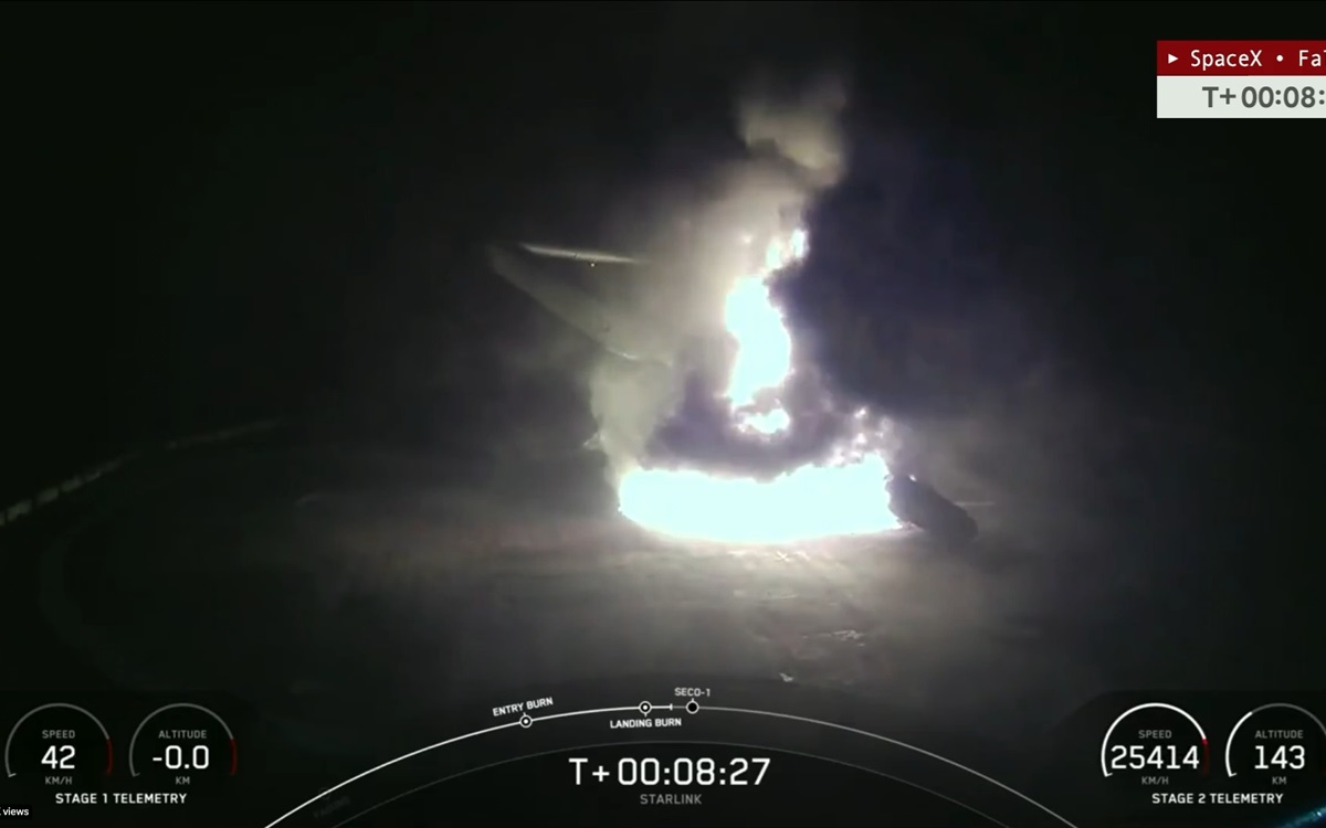 SpaceX : une fusée Falcon 9 s’écrase à l’atterrissage, et c’est une première