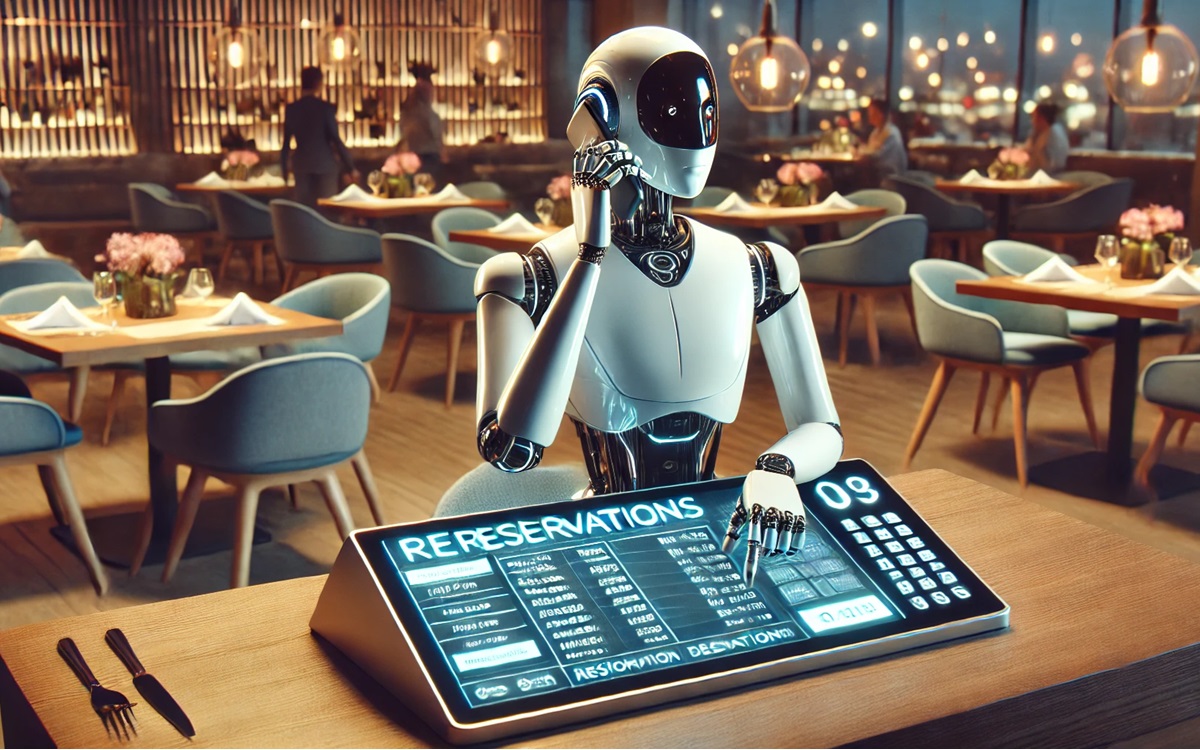 Robot dans un restaurant