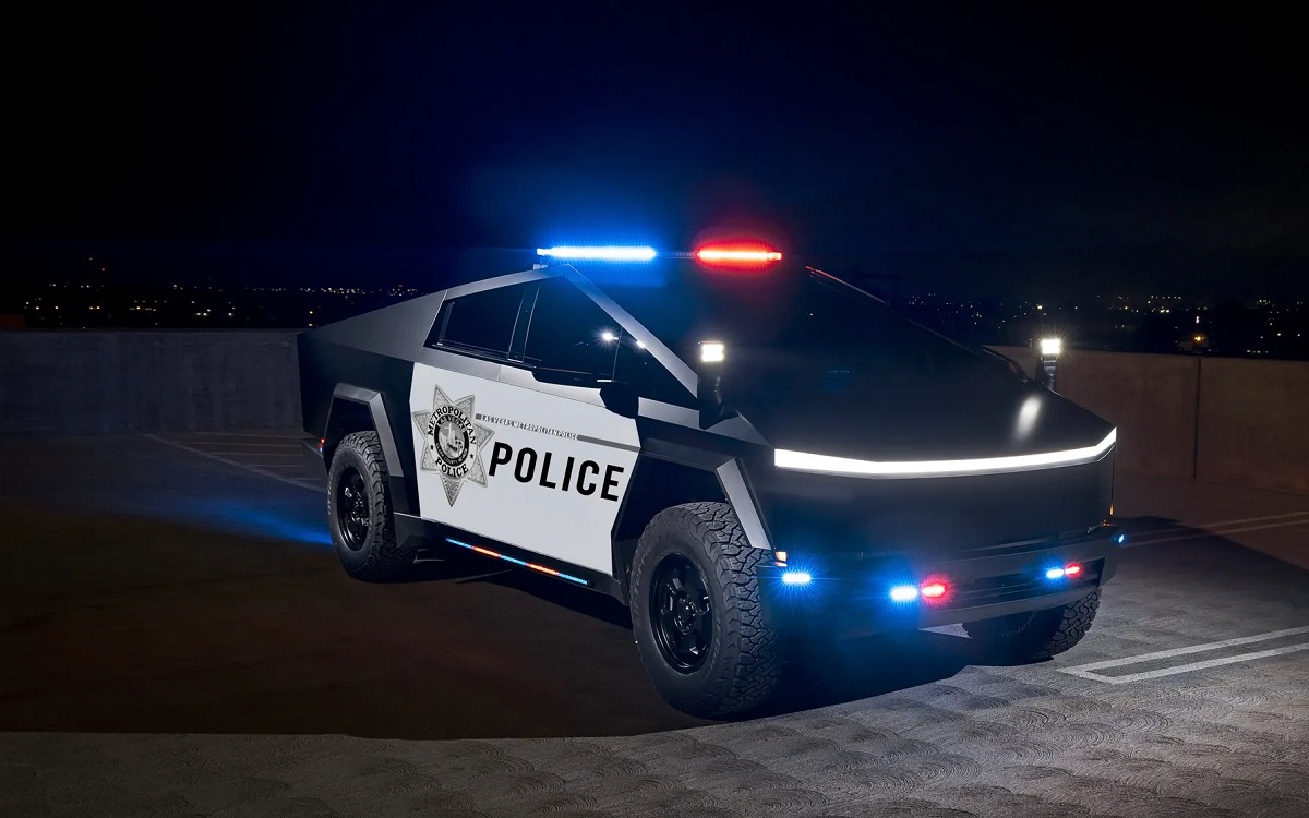 Cybertruck de police