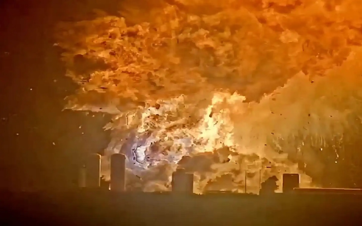 Explosion du Starship