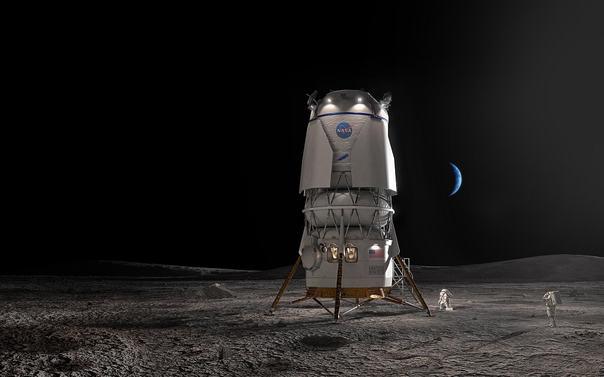 Blue Origin : le concurrent de SpaceX dévoile ses vaisseaux lunaires