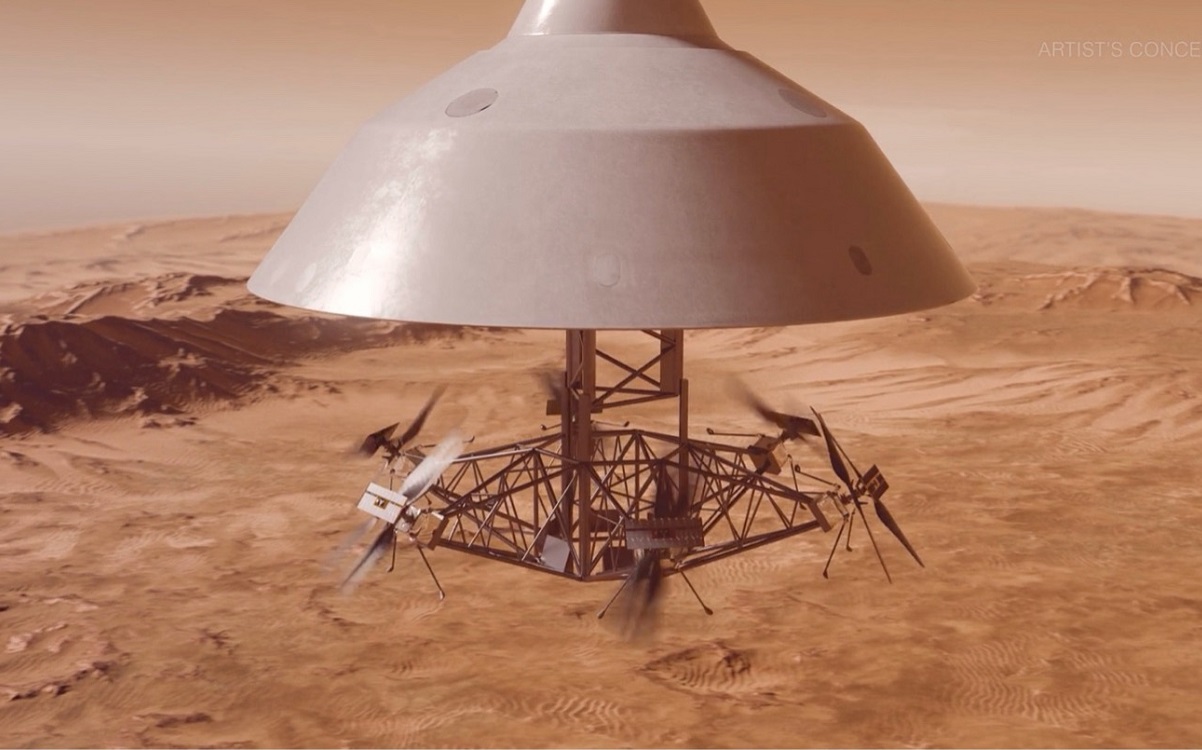 Mars : la NASA veut lâcher une demi-douzaine d’hélicoptères sur la planète rouge