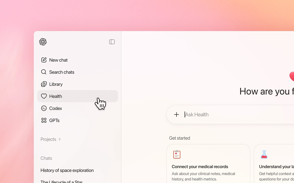 OpenAI lance ChatGPT Health, un assistant médical qui ne remplacera pas votre médecin