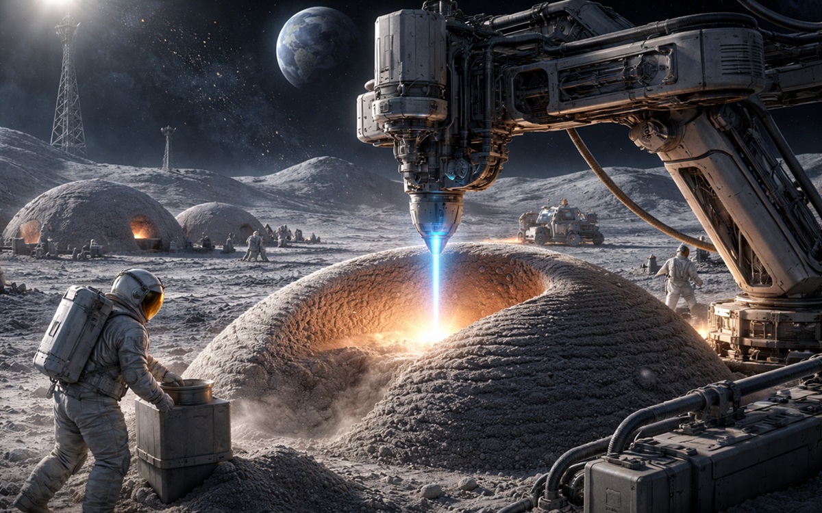 Colonisation de la Lune : des chercheurs proposent de construire une base en utilisant l’impression 3D au laser